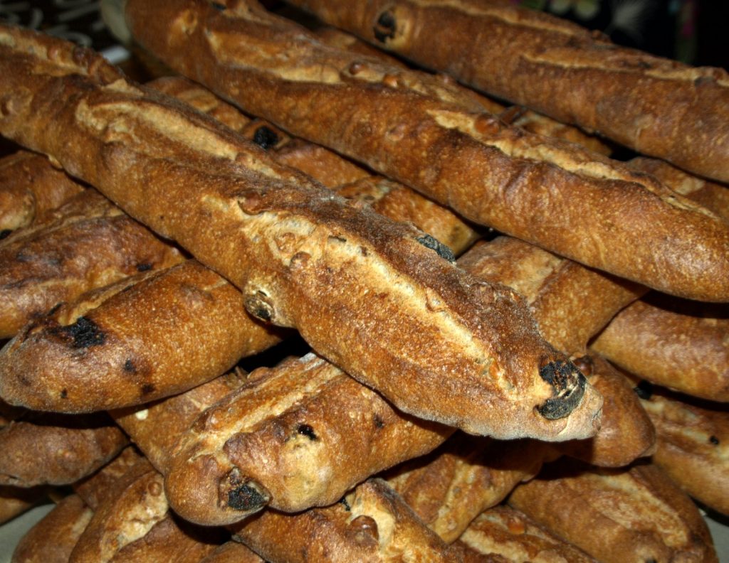 An image of Breaksticks that have been made by Bread Alone