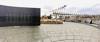 Large Memorial with Walkway